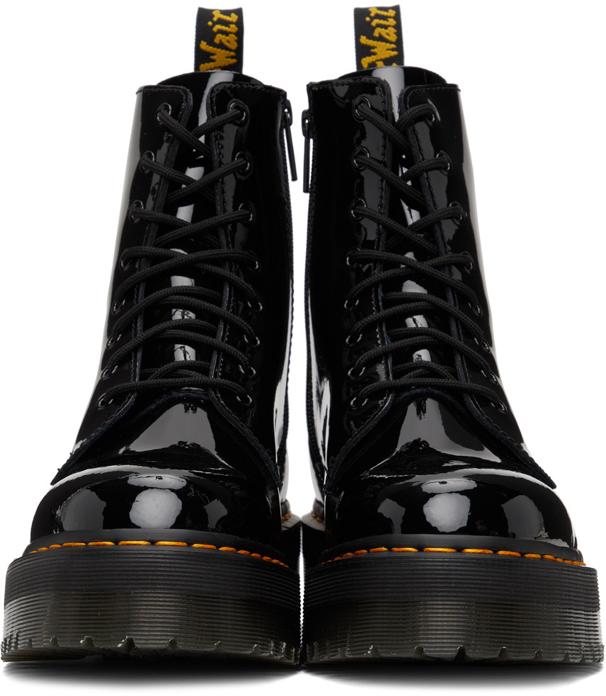 Dr. Martens Black Patent Lamper Boots Dr. Martens