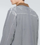Ranra Galli striped cotton jacket