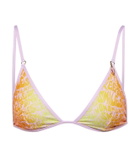 Stella McCartney Printed triangle bikini top