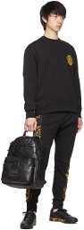 Versace Jeans Couture Black Coated Regalia Baroque Backpack