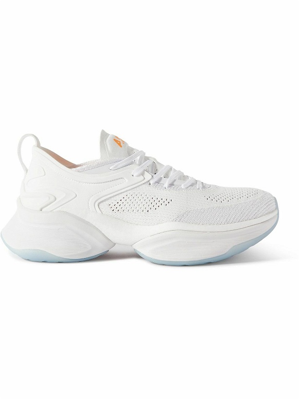 Photo: APL Athletic Propulsion Labs - McLaren HySpeed TechLoom, Rubber and Neoprene Sneakers - White