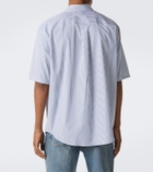 Saint Laurent Cassandre striped cotton shirt