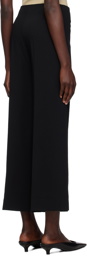 TOTEME Black Wide Trousers