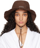 JACQUEMUS Brown Les Classiques 'Le bob Artichaut' Bucket Hat
