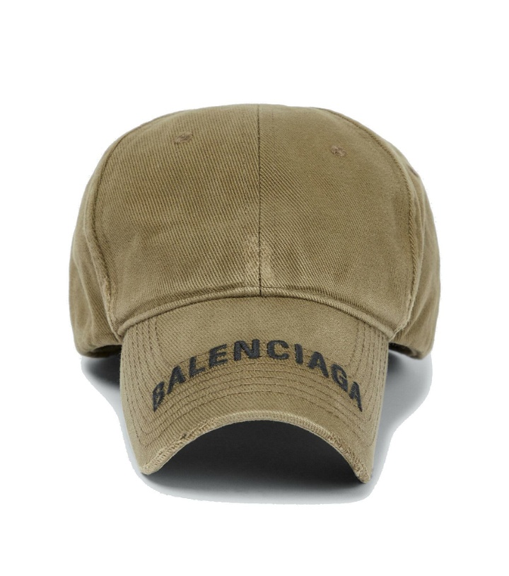Photo: Balenciaga - Logo cotton baseball cap