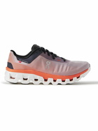 ON - Cloudflow 4 Rubber-Trimmed Mesh Running Sneakers - Orange