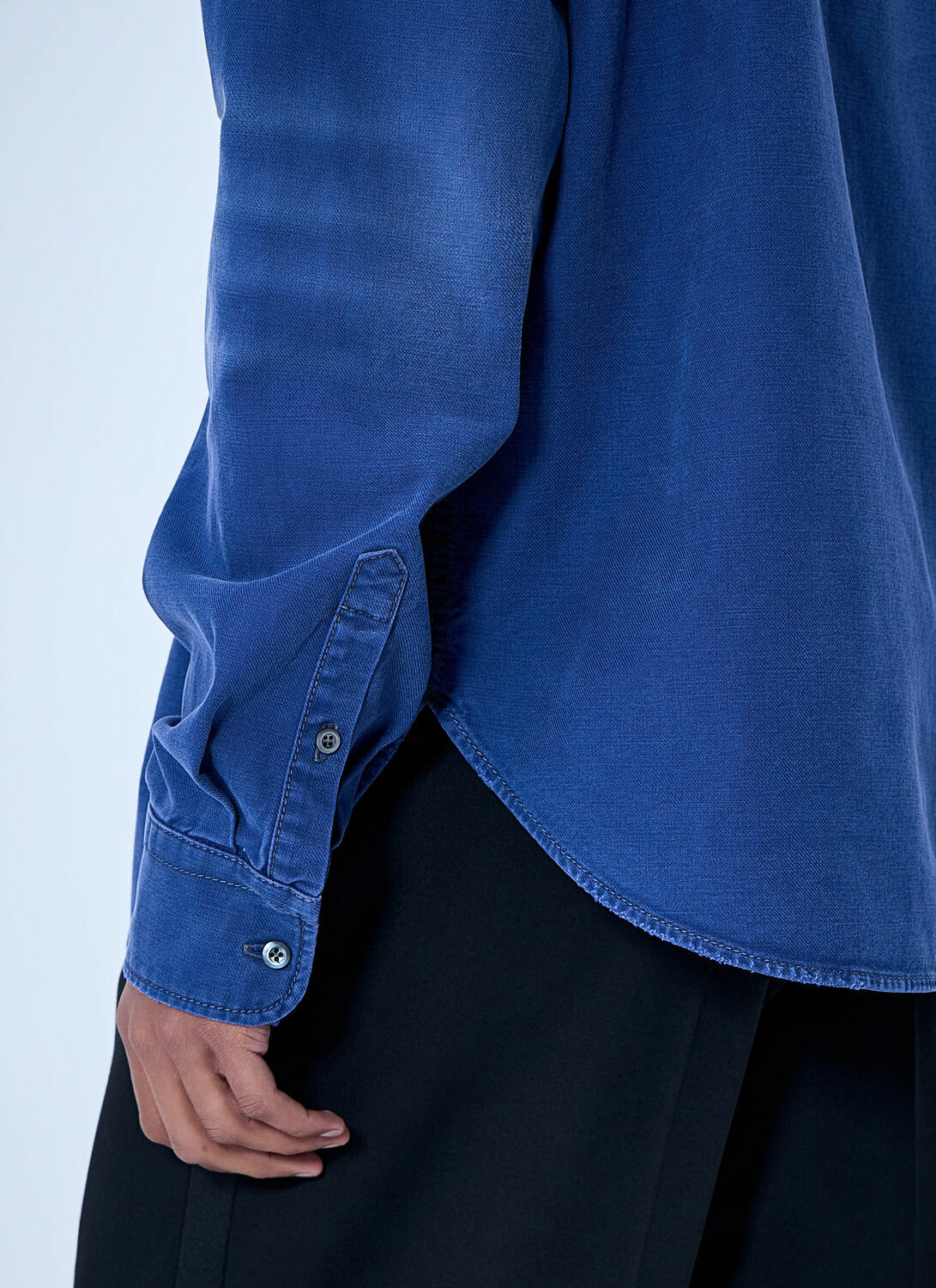 Prada Denim Button-Down Shirt