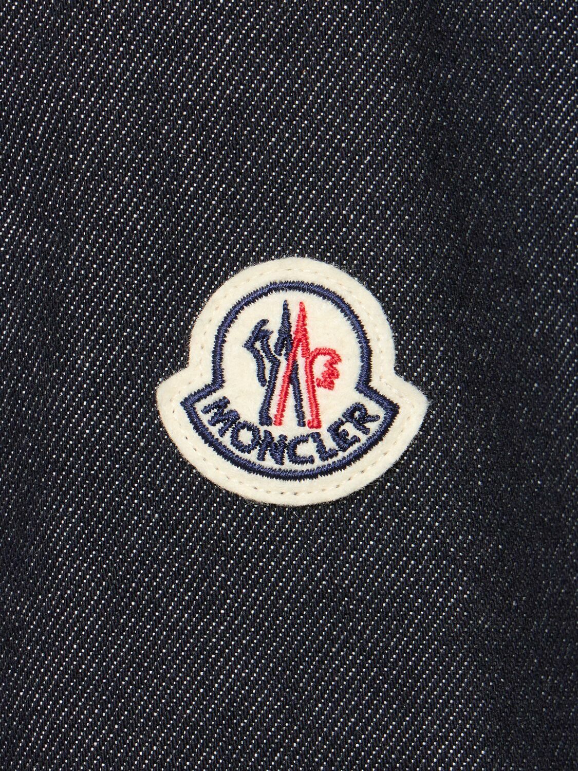MONCLER Tencin Cotton Blend Denim Jacket Moncler