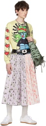 Chopova Lowena SSENSE Exclusive Multicolor Rumble Midi Skirt