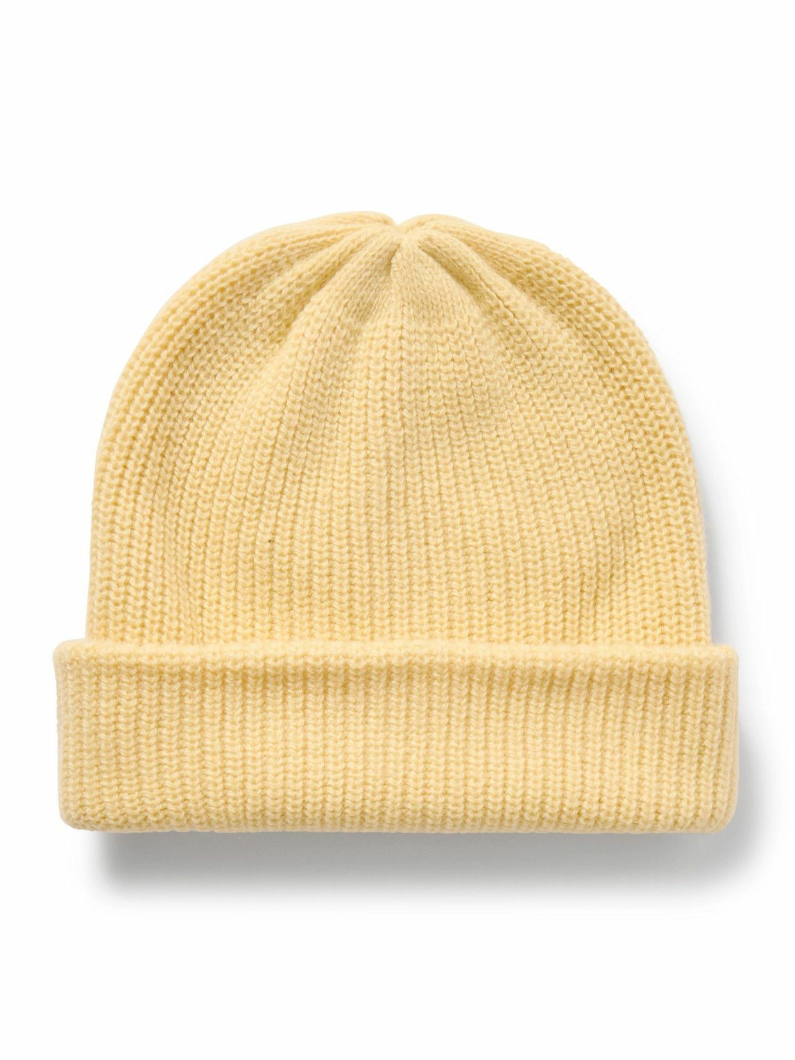 The Elder Statesman - Watchman Ribbed Cashmere Beanie