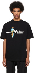 Palm Angels Black Cotton T-Shirt