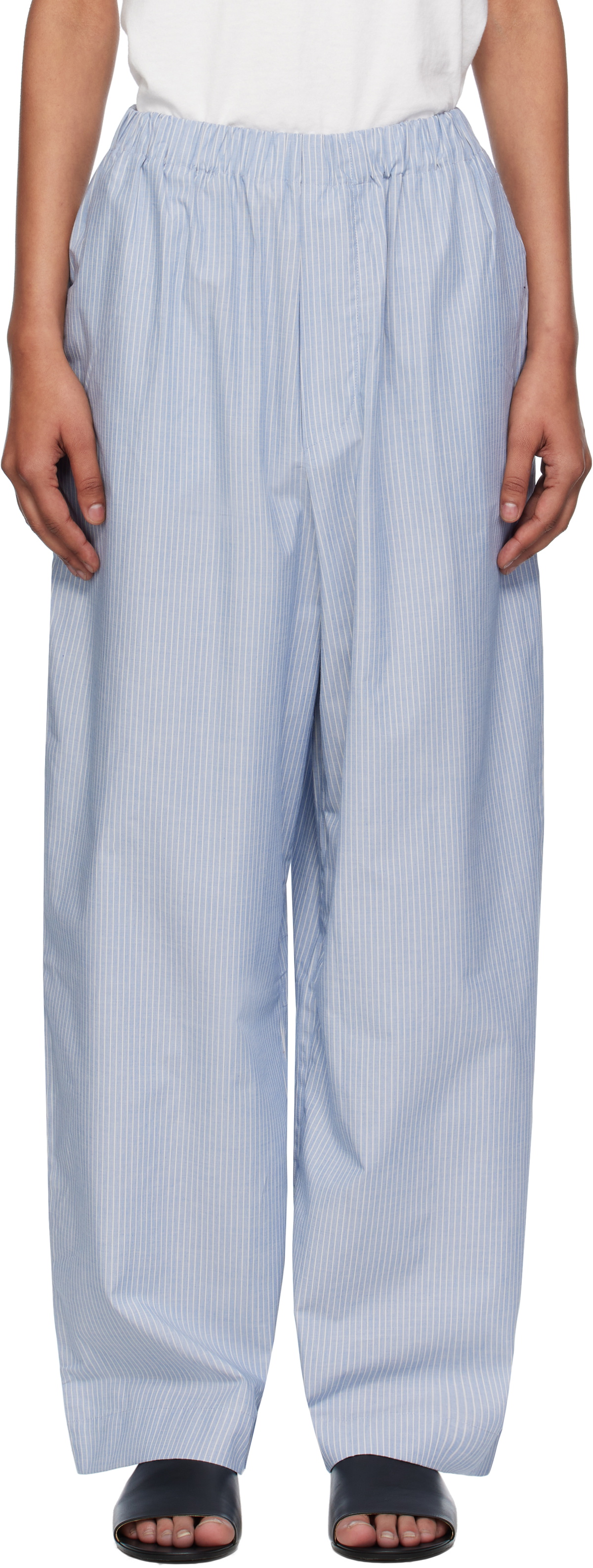 Baserange White Kolla Lounge Pants Baserange