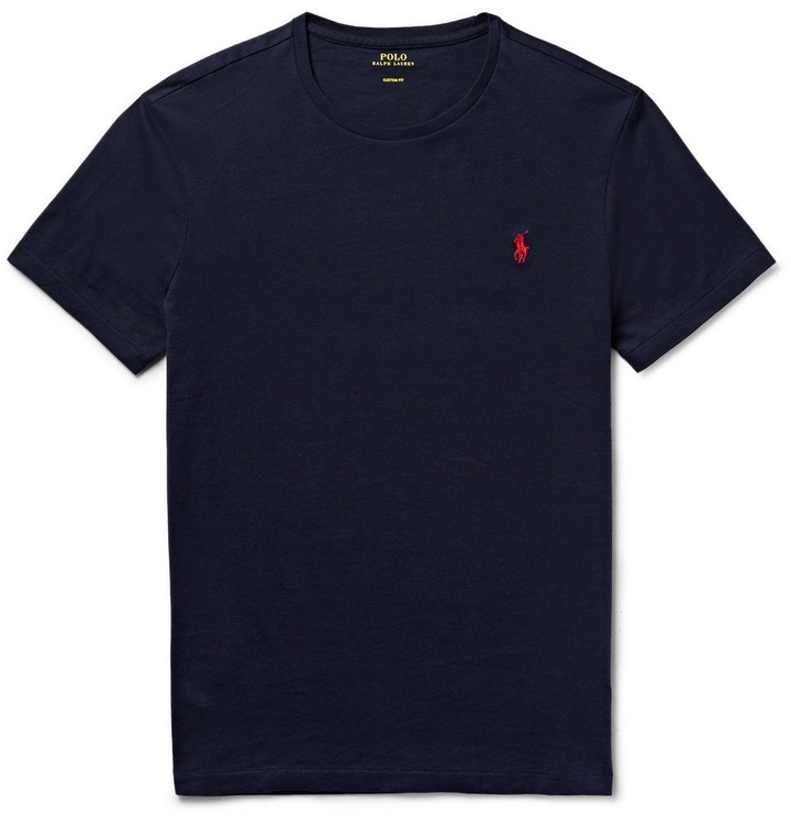 Photo: Polo Ralph Lauren - Cotton-Jersey T-Shirt - Men - Navy