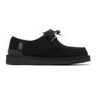 Suicoke Black Sevab Lace-Up Loafers