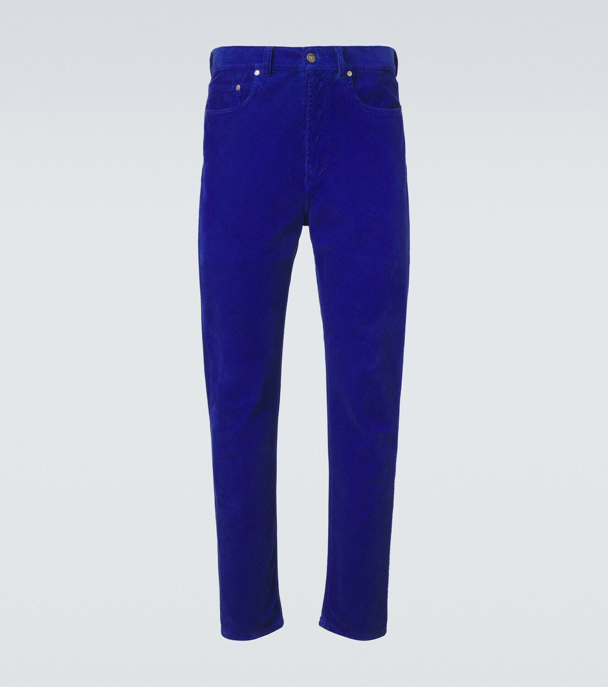 Versace Tapered cotton corduroy pants