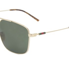 Gucci Men's GG2096SA Sunglasses in Gold/Green 