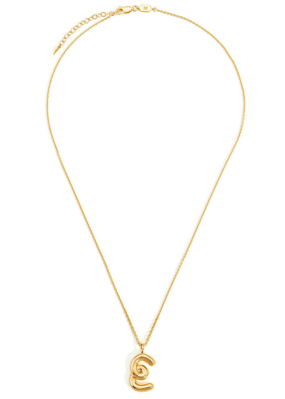 Missoma E Initial 18kt Gold-plated Necklace