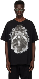 YOHJI YAMAMOTO Black Print T-Shirt