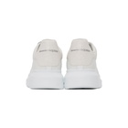 Alexander McQueen SSENSE Exclusive White Glitter Oversized Sneakers