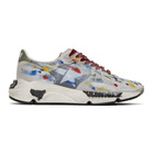 Golden Goose Multicolor Dripping Paint Running Sole Sneakers