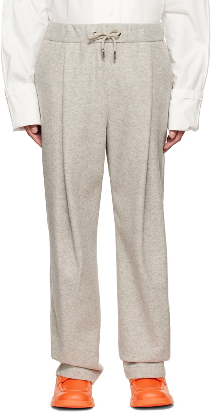 Photo: Wooyoungmi Gray Pleated Lounge Pants