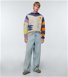 The Elder Statesman - Love N Stripes cashmere sweater