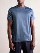 Canali - Cotton-Jersey T-Shirt - Blue