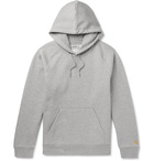 Carhartt WIP - Chase Mélange Fleece-Back Cotton-Blend Jersey Hoodie - Men - Gray