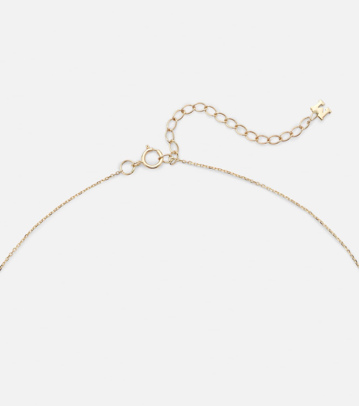 Mateo 14kt gold pendant necklace with mother-of-pearl