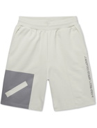 A-COLD-WALL* - Hemisphere Printed Loopback Organic Cotton-Jersey Shorts - Neutrals