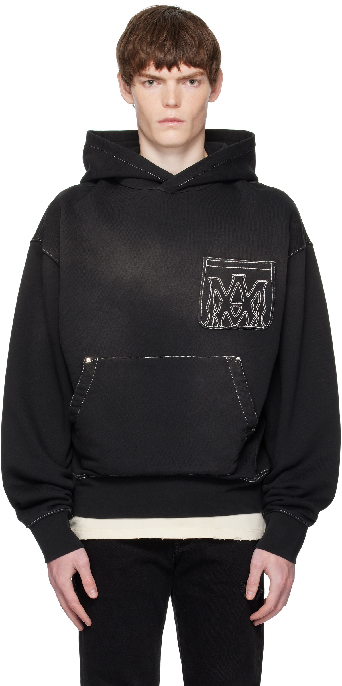 AMIRI Black '22' Hoodie Amiri