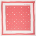 Givenchy Pink Plumetis Print Square Scarf
