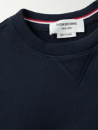 Thom Browne - Slim-Fit Striped Cotton-Jersey Sweatshirt - Blue