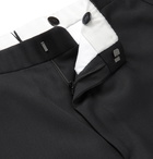 Brioni - Slim-Fit Wool Tuxedo Trousers - Black