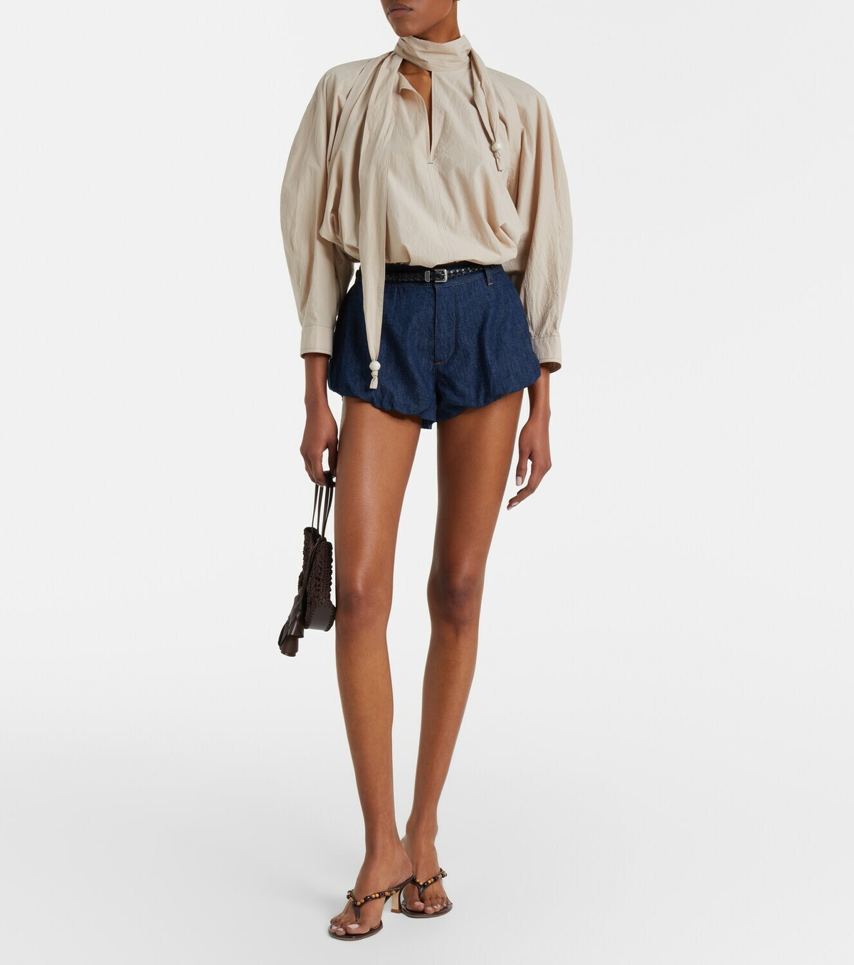 Frame The Shell denim shorts