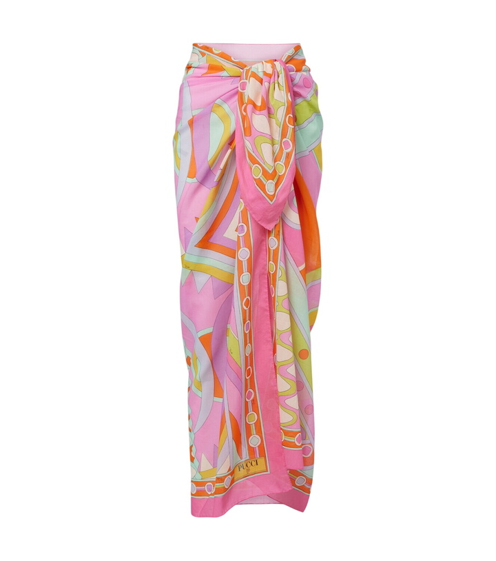 Photo: Pucci Manuba cotton beach cover-up