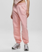 Rotate Birger Christensen Sweatpants Crystal Logo Pink - Womens - Sweatpants