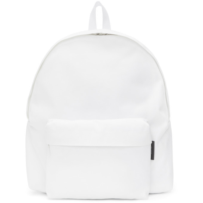 Comme des Garcons Homme Plus White Canvas Backpack Comme des