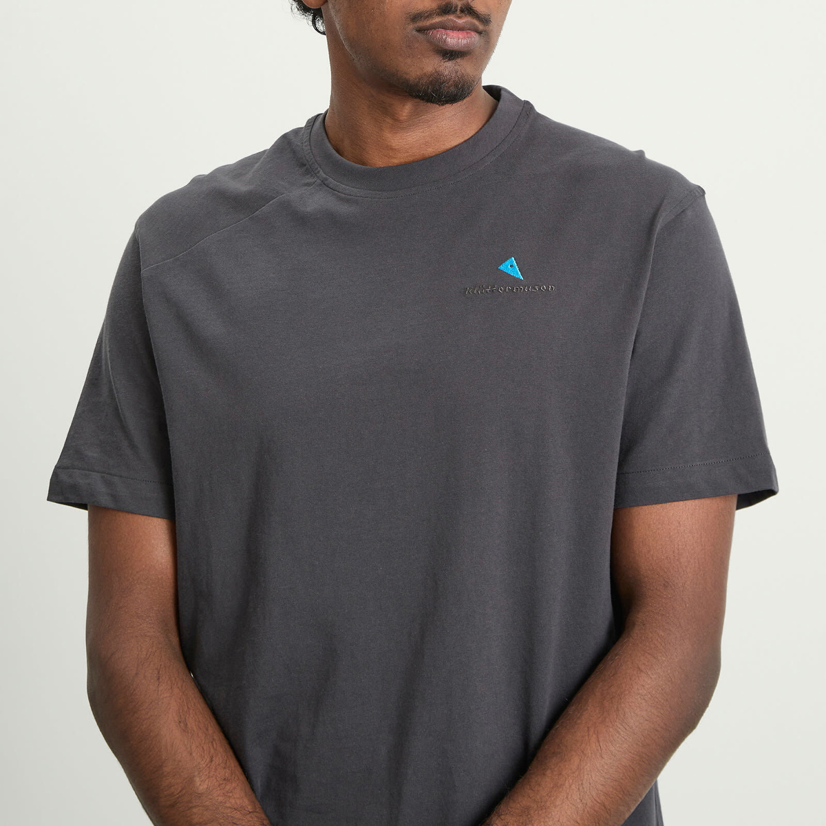 Klättermusen Men's Root Logo T-Shirt in Raven