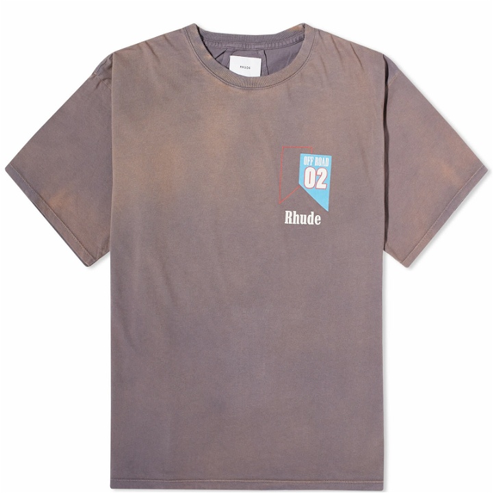 Photo: Rhude Men's 02 T-Shirt in Vintage/Grey
