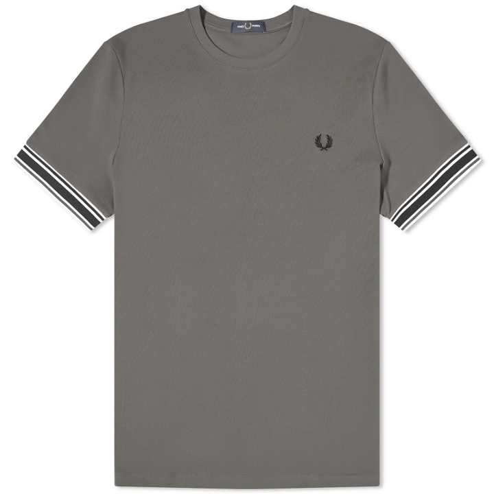 Photo: Fred Perry Men's Bold Tipped Pique T-Shirt in Field Green