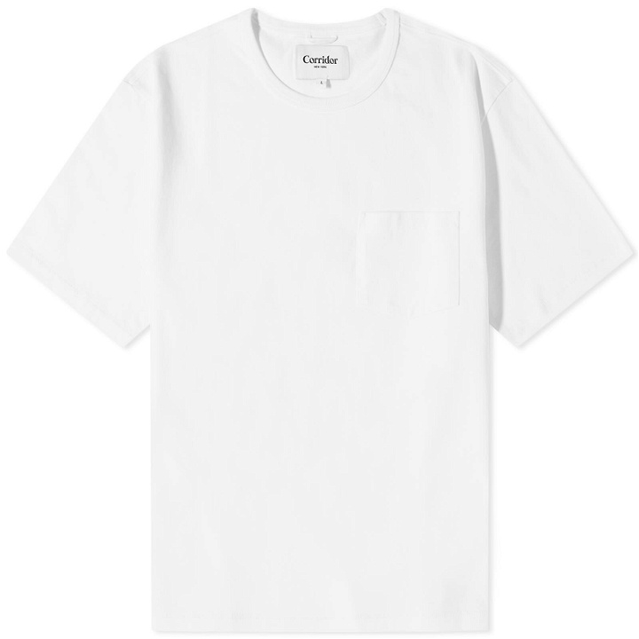 Photo: Corridor Men's Organic Garment Dyed T-Shirt in White