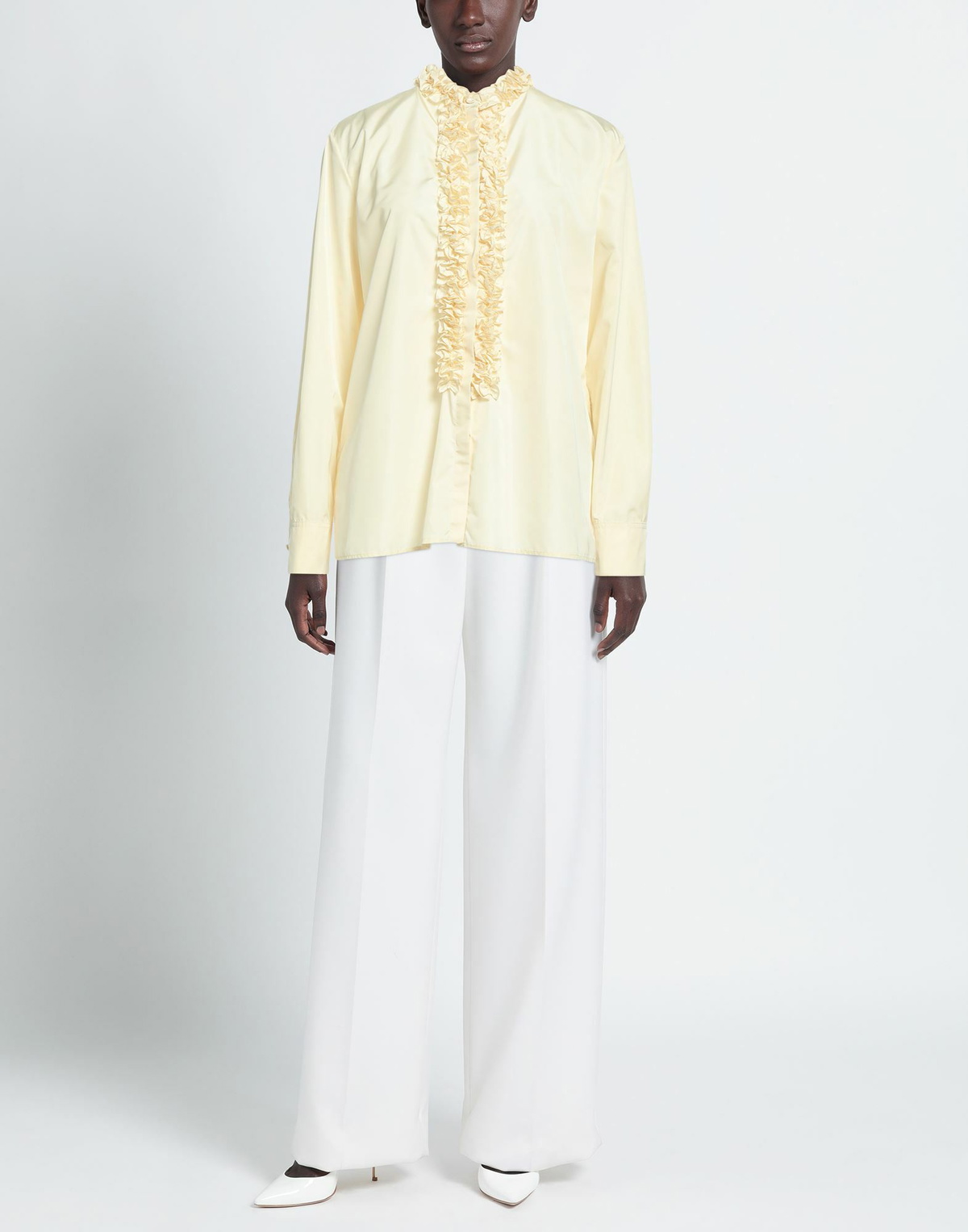 Jil Sander Womens Shirt Cream