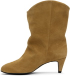 BY FAR Tan Osage Boots