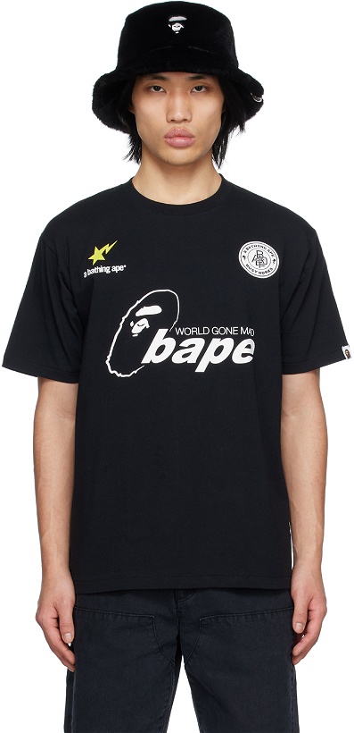 Photo: BAPE Black Soccer T-Shirt