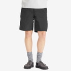 Snow Peak Men's Nylon Tussah 2-Way Shorts in Black