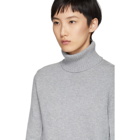 Chloe Grey Cashmere Turtleneck Sweater