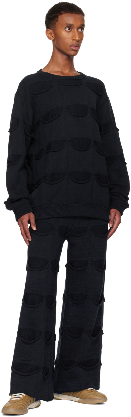 Isa Boulder SSENSE Exclusive Navy All Pocket Sweater