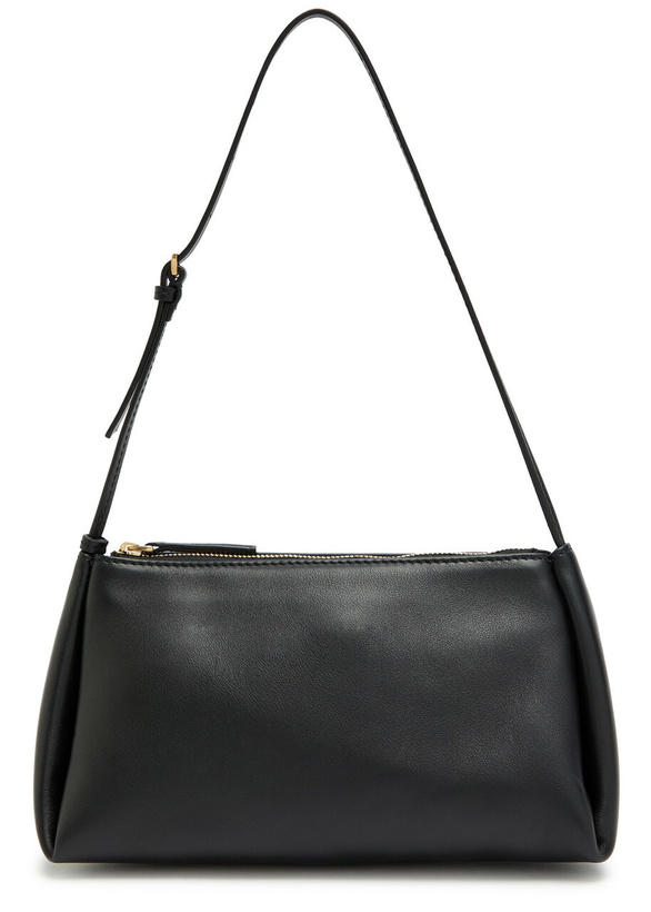 Photo: Calvin Klein Aurelis Leather Shoulder bag - Black - One Size
