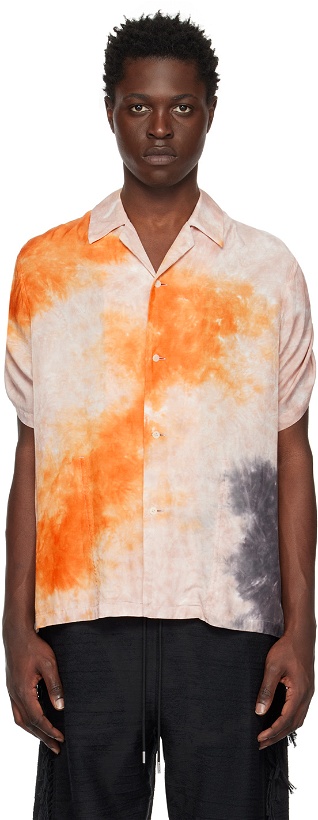 Photo: VEIN Orange Open Collar Shirt